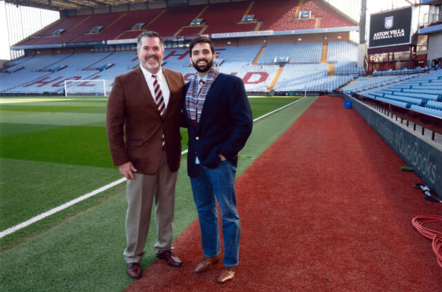 Roger and Andrew - Villa Park