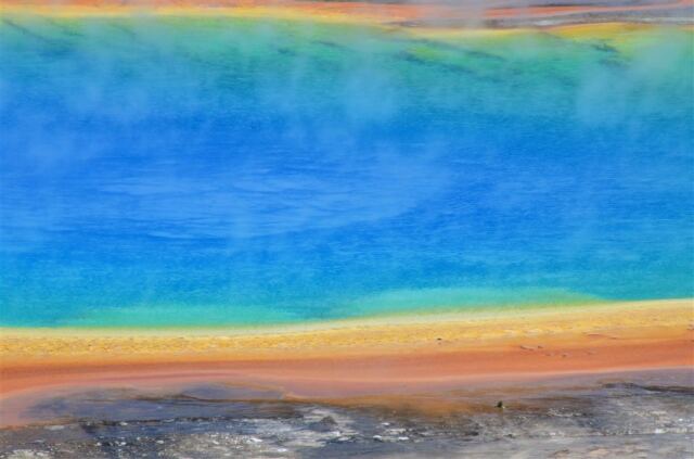 Grand Prismatic - from atop hill on Fairy Falls trail (9)