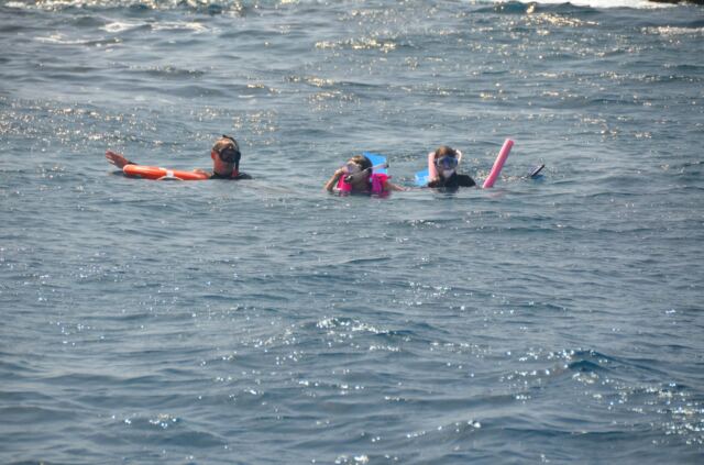 Kathy and Alex - snorkeling at RMS Rhone Marine Park 4