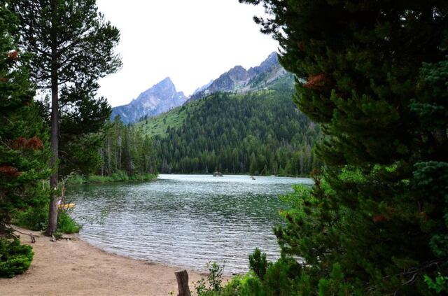 Further up String Lake