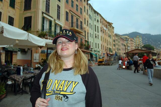 Kathy in Camogli