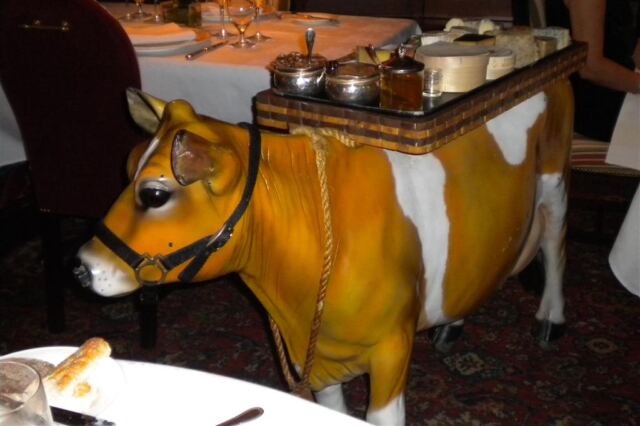Faira the Cow and the cheese selections