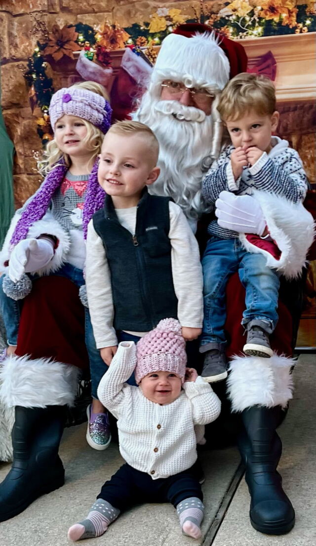 Santa plus four