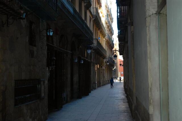 Narrow Spanish streets