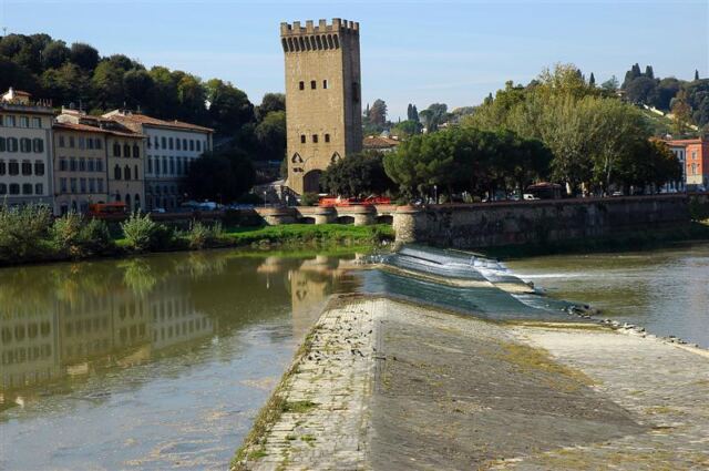 Waterfall on River Arno