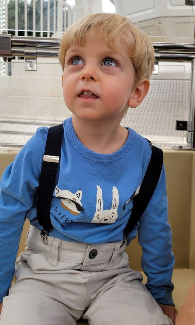Henry in the Stratford Big Wheel