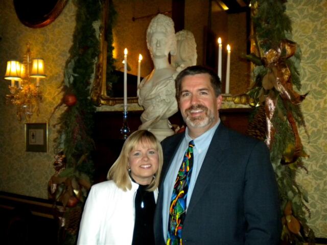 Kathy and Roger - post dinner