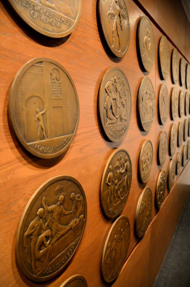 wall-of-shakespearean-play-medallions