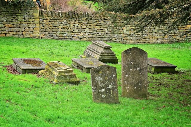St Peter Ad Vincula - ancient grave markers