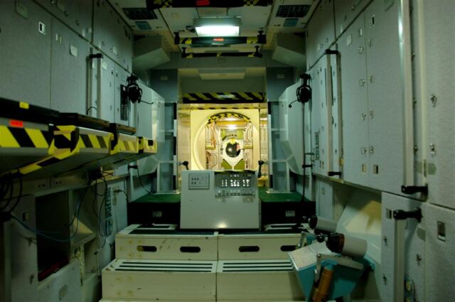 Down the ISS hallway