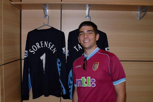 Andrew and the Villa 'keeper jerseys