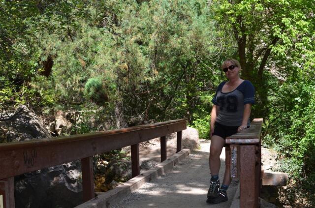 Kathy at first bridge
