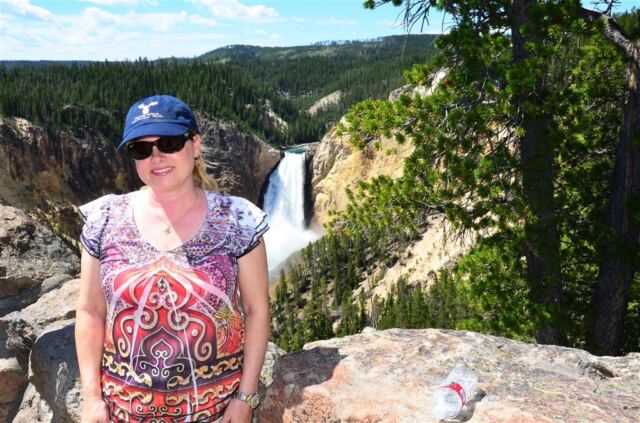 Kathy at Lookout Point