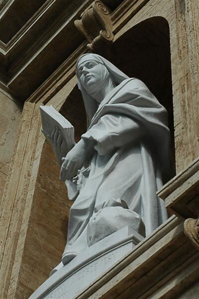 Sculpture outside St. Peter's