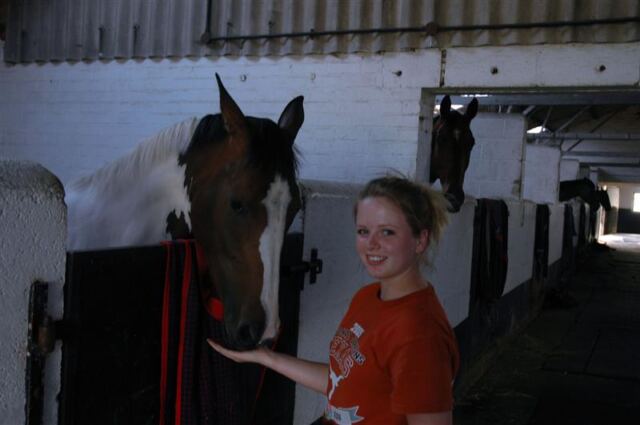 Melanie inside Little Charingworth Stud stables (4)