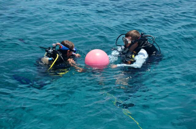 Alex completes her dive skills certification 3