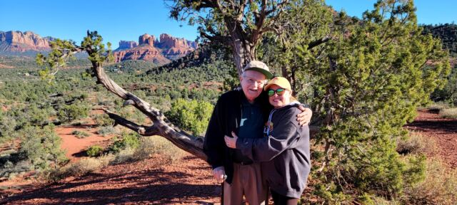 Paul and Kathy - Cathedral Rock vista