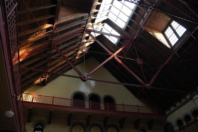 Ferry departure building interior - detail