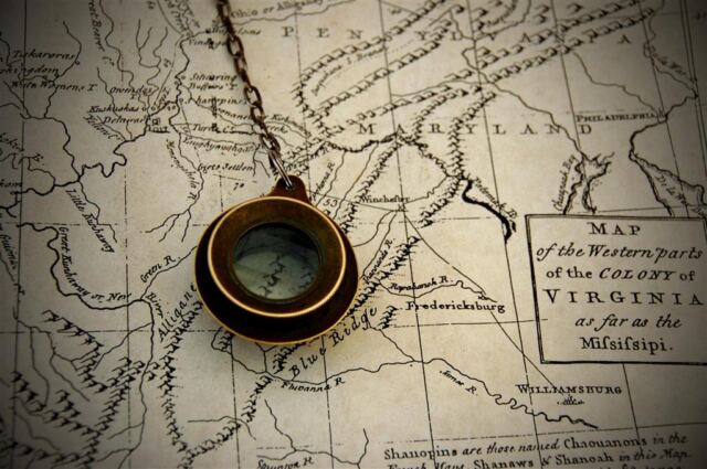 Map and monacle