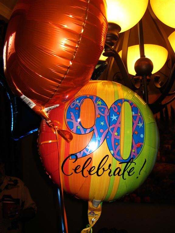 90th-balloons-