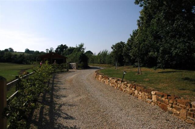 Entrance drive