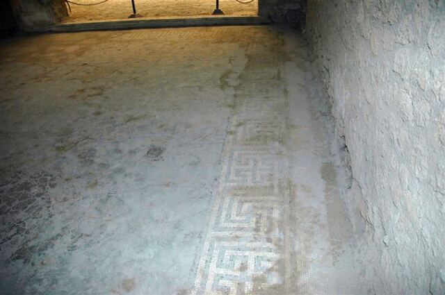 Tiled floor in House of Fontana Piccola