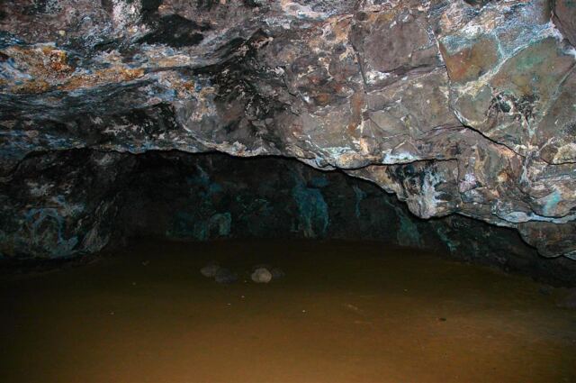 At the back of the Dry Cave