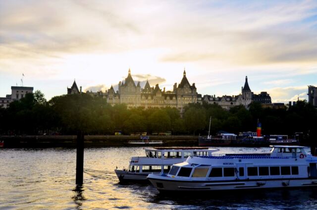 London skyline - sunset