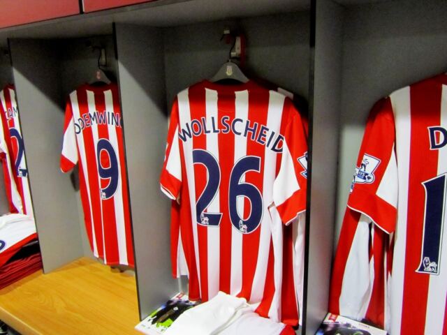 Stoke kits in the home locker room