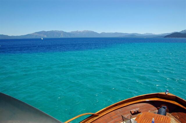 Approaching deep water dropoff