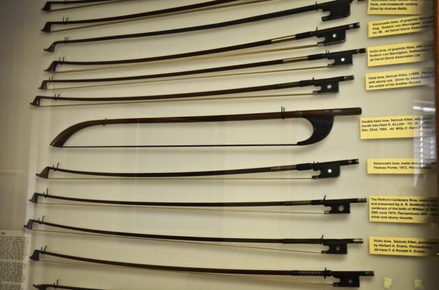 Bows at the Bate Collection of Musical Instruments - Oxford (2)