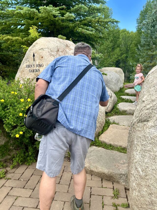Grandpa gets Shiloh's photo