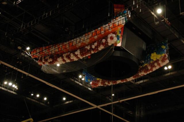 balloons ready to drop