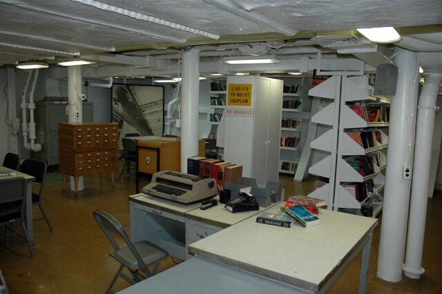 Chaplain's office and library