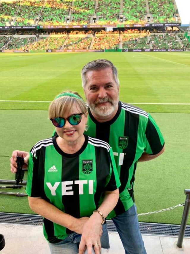Kathy and Roger - field level