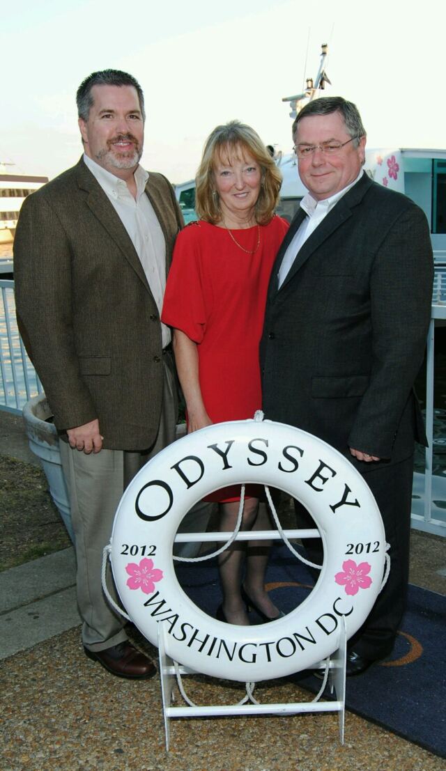 Roger, Marianne, and John - heading out for a DC d