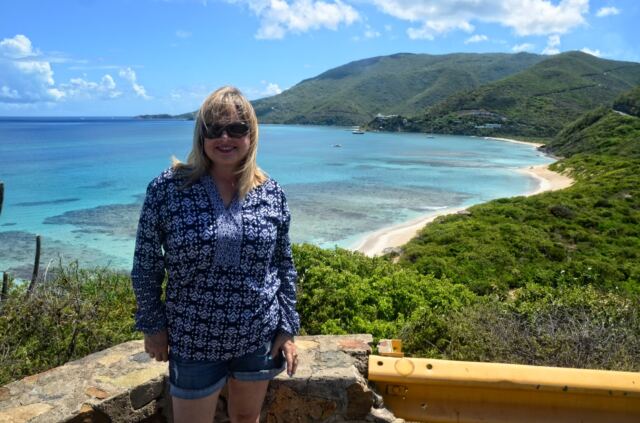 Kathy at Savannah Bay - Virgin Gorda 3