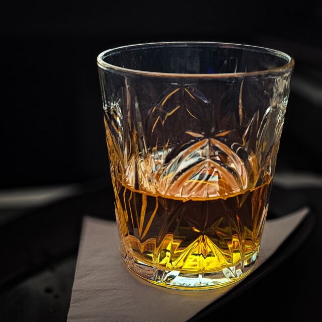A post dinner whisky