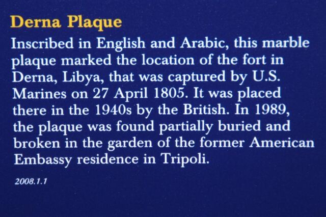 Derna Plaque sign