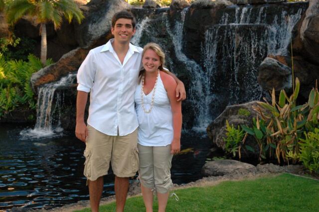 Andrew and Melanie (waterfall) 2