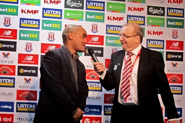 Former players discussing the match in the post-match broadcast