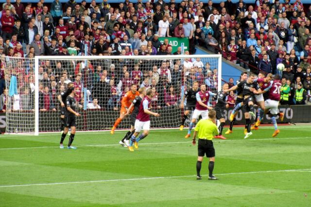 Aston Villa v Burnley - match action (6)