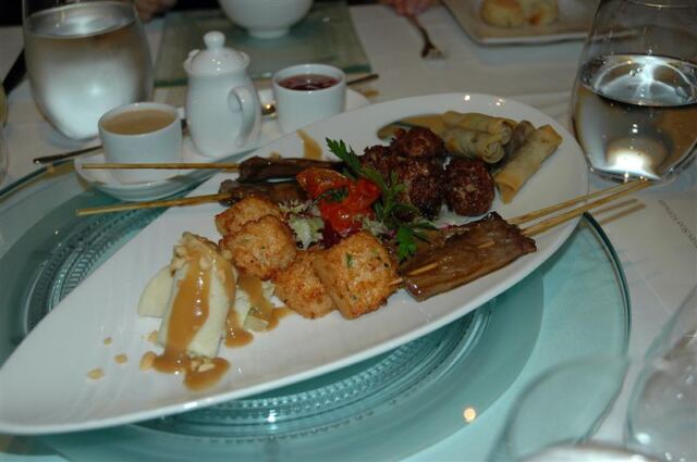 Appetizer platter at Latitudes