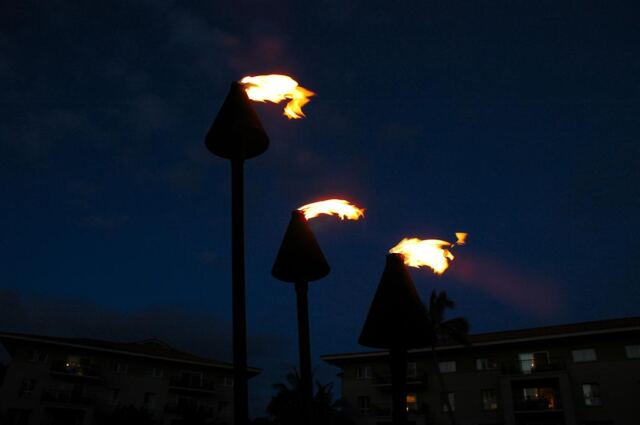 Nighttime torches