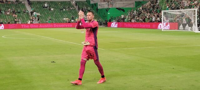 Brad Stuver (Austin FC keeper) - post match