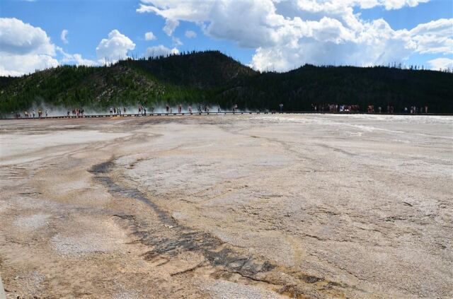 Grand Prismatic rim and walkway