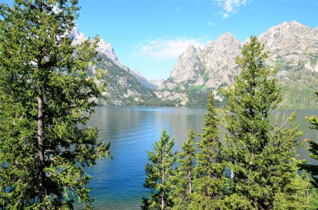 Cascade Canyon across Jenny Lake