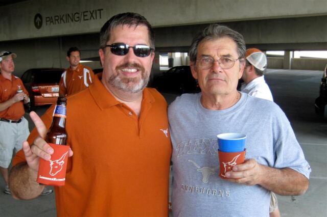 Roger and Dad - Arkanasas 2008 tailgate