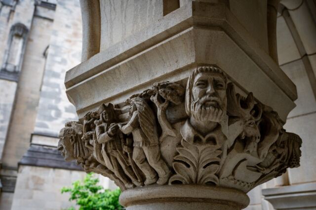 Cathedral pillar details