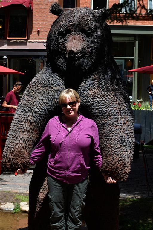 Hello bear... made of nails